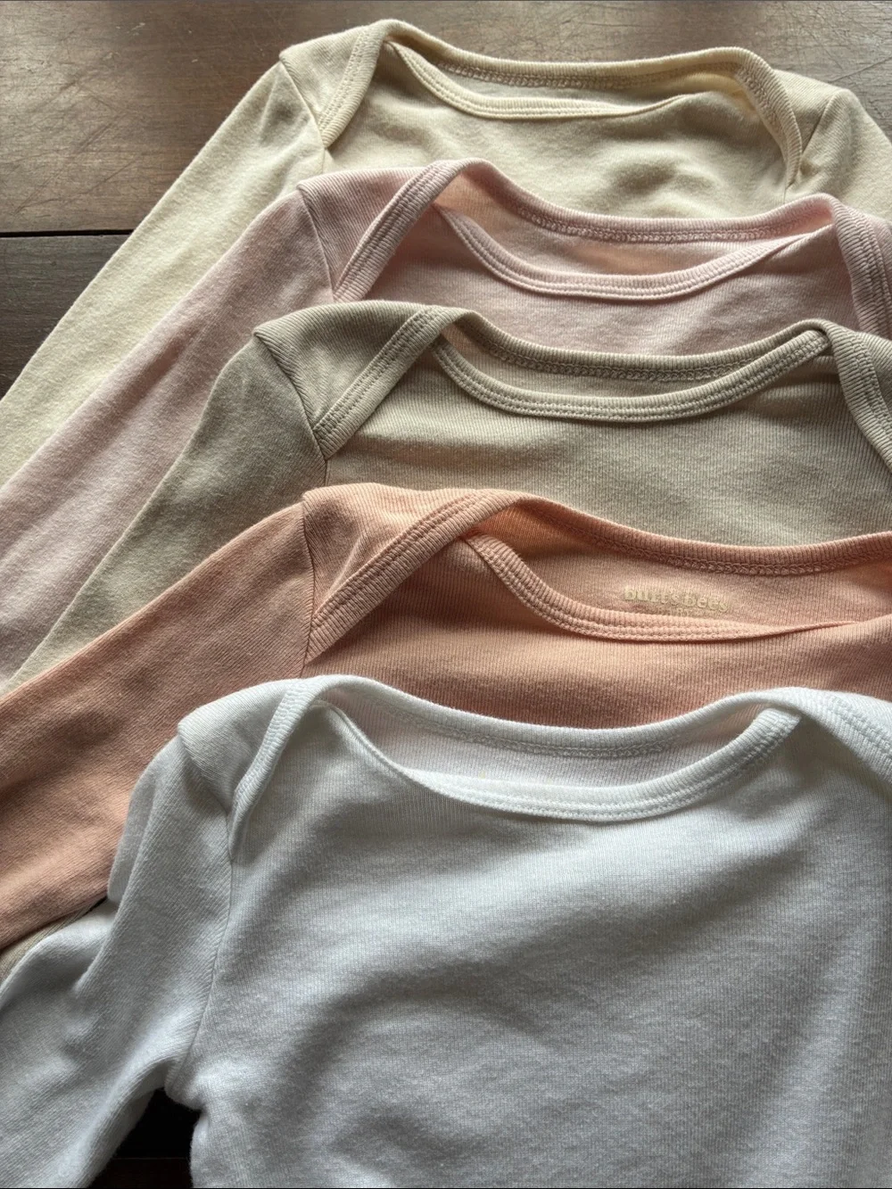 Neutral & Pink Floral Baby Bodysuits 5 long sleeve 5 short sleeve 3 pants